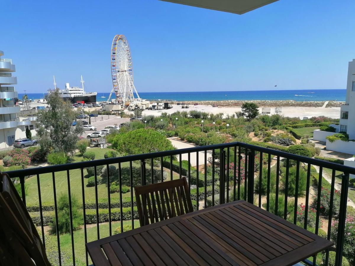 Le Bleu Soleil - Bel Appt Pour 4 Vue Mer Le Barcares Bagian luar foto