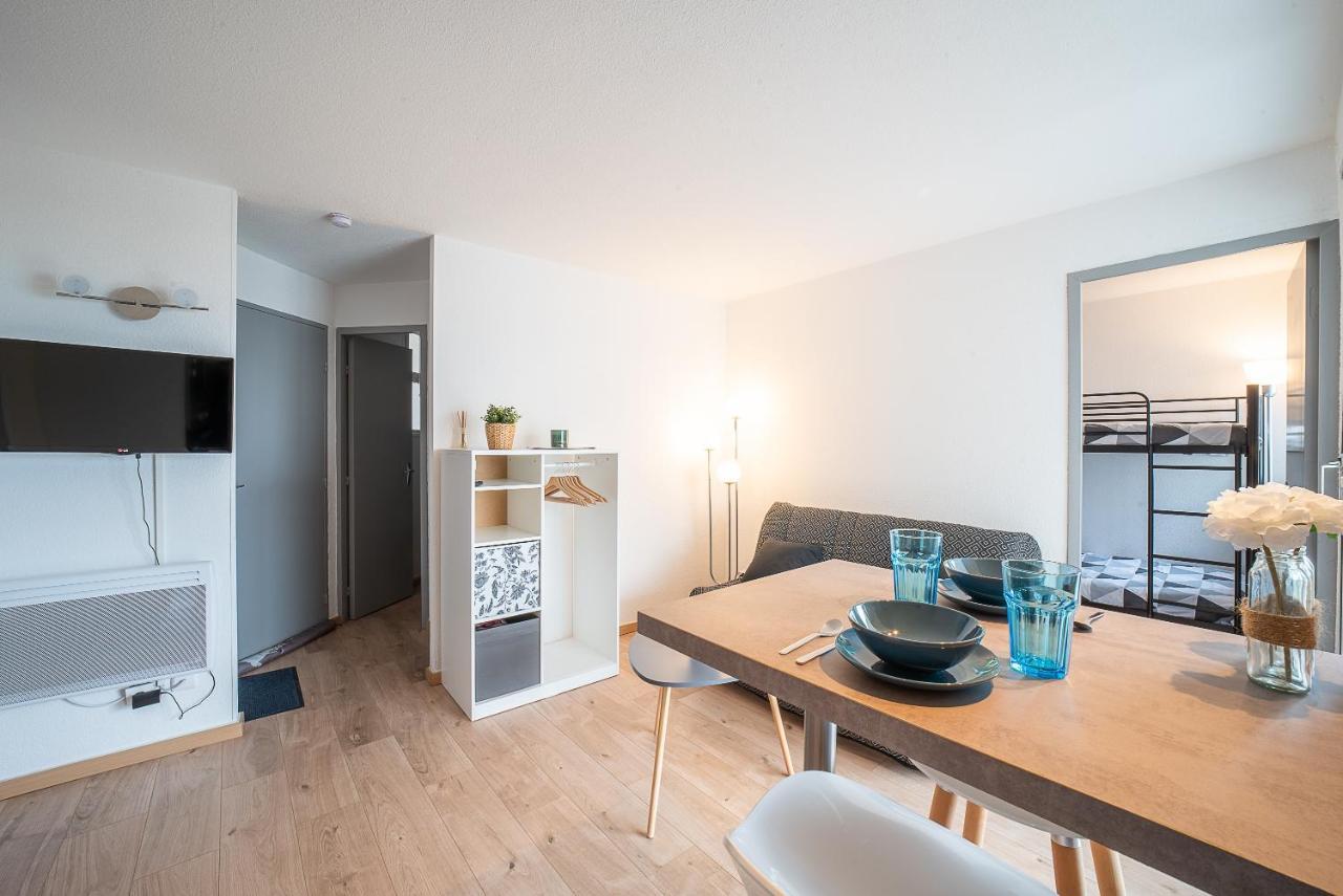 Le Bleu Soleil - Bel Appt Pour 4 Vue Mer Le Barcares Bagian luar foto